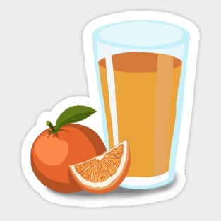 Cup o' OJ Sticker